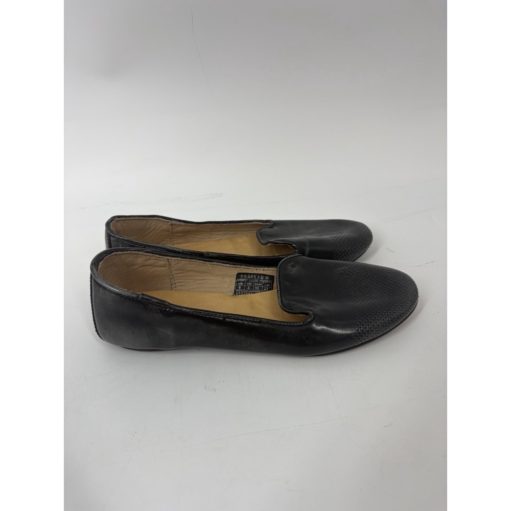 Bed Stu Leather Slip On Flats Womens 6 Ballet Artisan Loafers Minimalist Comfort